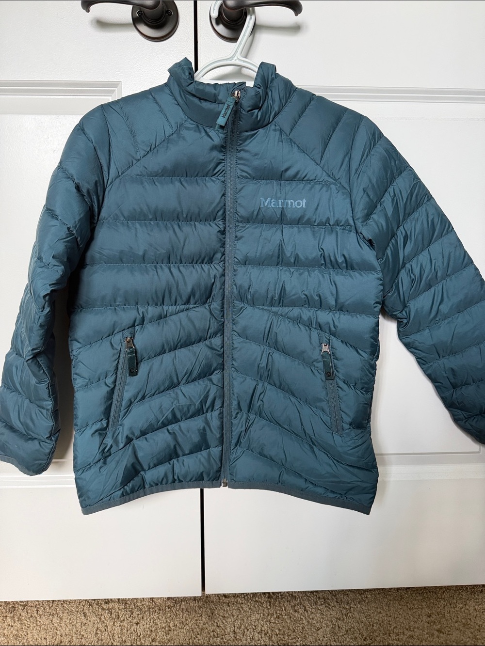 Marmot Teal Puffer Jacket for Kids